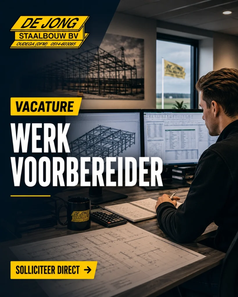 Meta recruitmentadvertentie van Swift Talent Solutions voor de vacature Werk Voorbereider in Friesland, ontworpen om geschikte kandidaten te bereiken via social media.